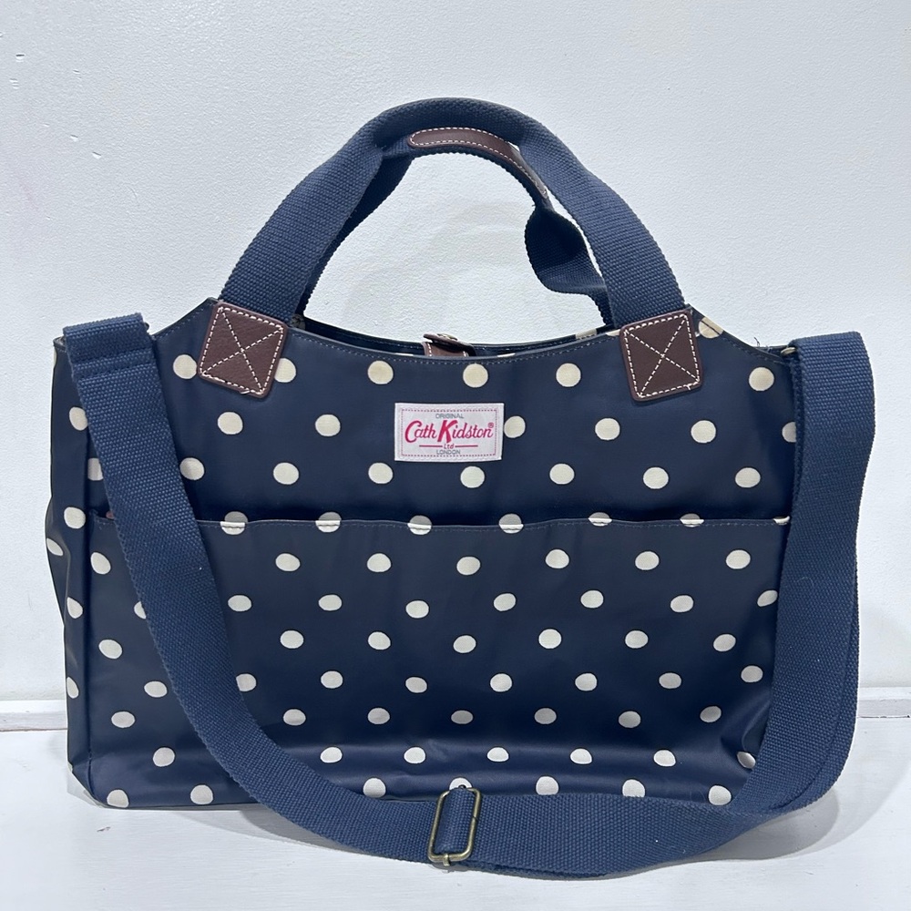 Cath Kidston‎ PVC-Coated Cotton Laptop Messenger Bag | Waterproof Work Bag